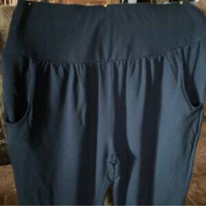 Garnet Hill Navy Ankle Pants